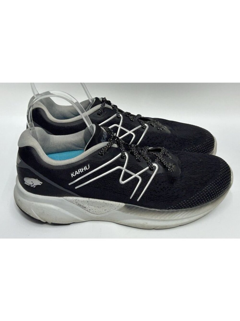 Karhu Fusion 3.5 Ortix HiVo Womens Running Shoes Size 10 Black F200346 *Read*